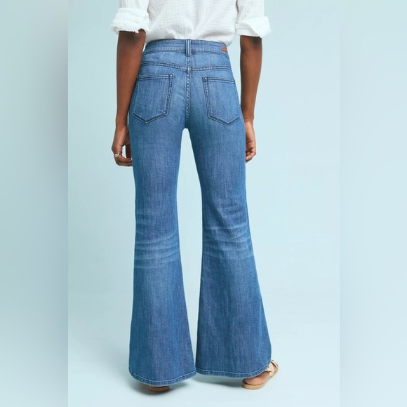 ANTHROPOLOGIE x PILCRO Ultra High-Rise Flare Jeans sz 26 - Picture 3 of 17